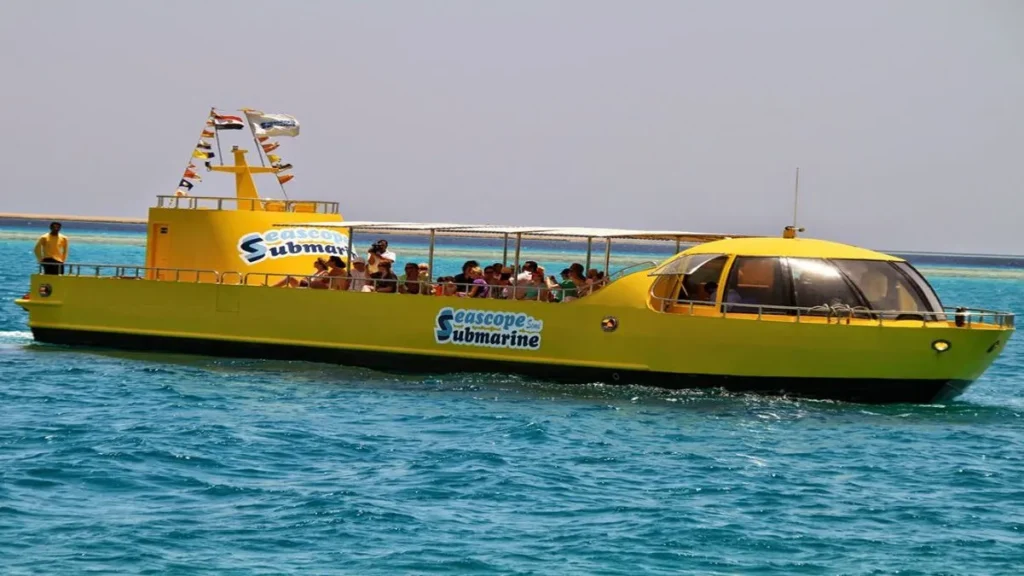 Bateau à fond vitré
